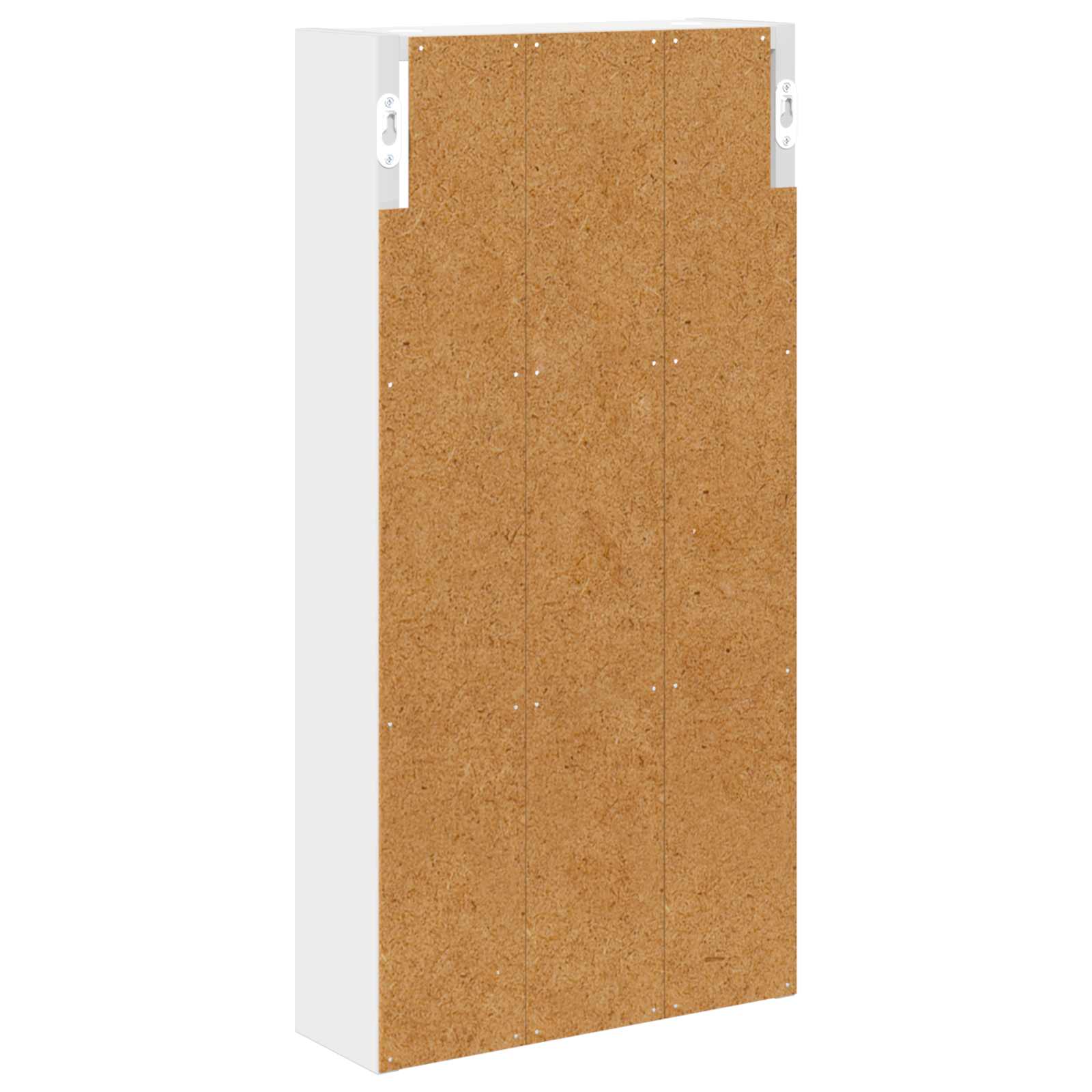 Badkamer wandkast Wit 30 x 10 x 60,5 cm Geconstrueerd hout