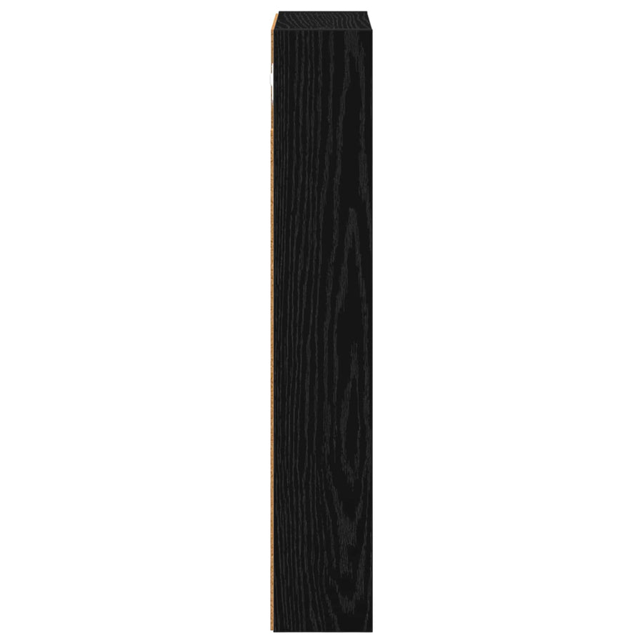 Badkamer wandkast met plank Zwarte Eik 30 x 10 x 60,5 cm