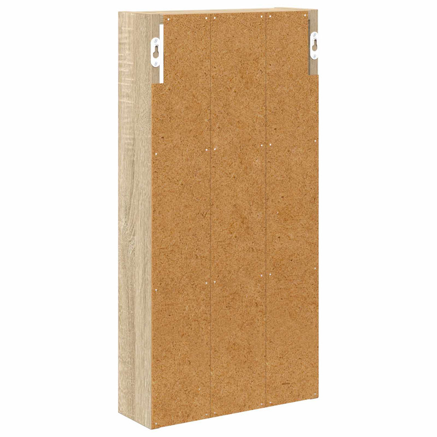 Badkamer wandkast met plank Sonoma Eiken 30 x 10 x 60,5 cm