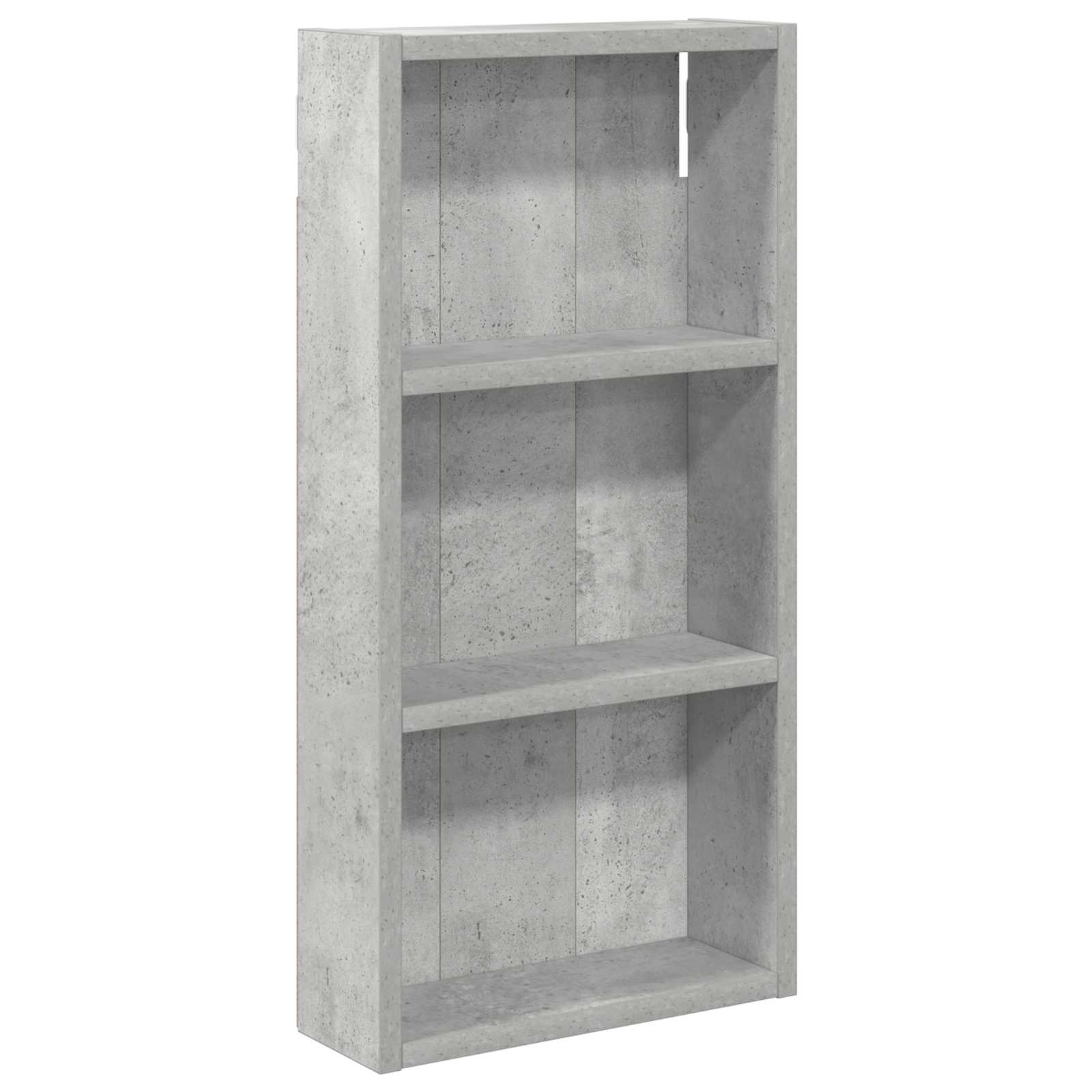 Badkamer wandkast met plank Beton Grijs 30 x 10 x 60,5 cm