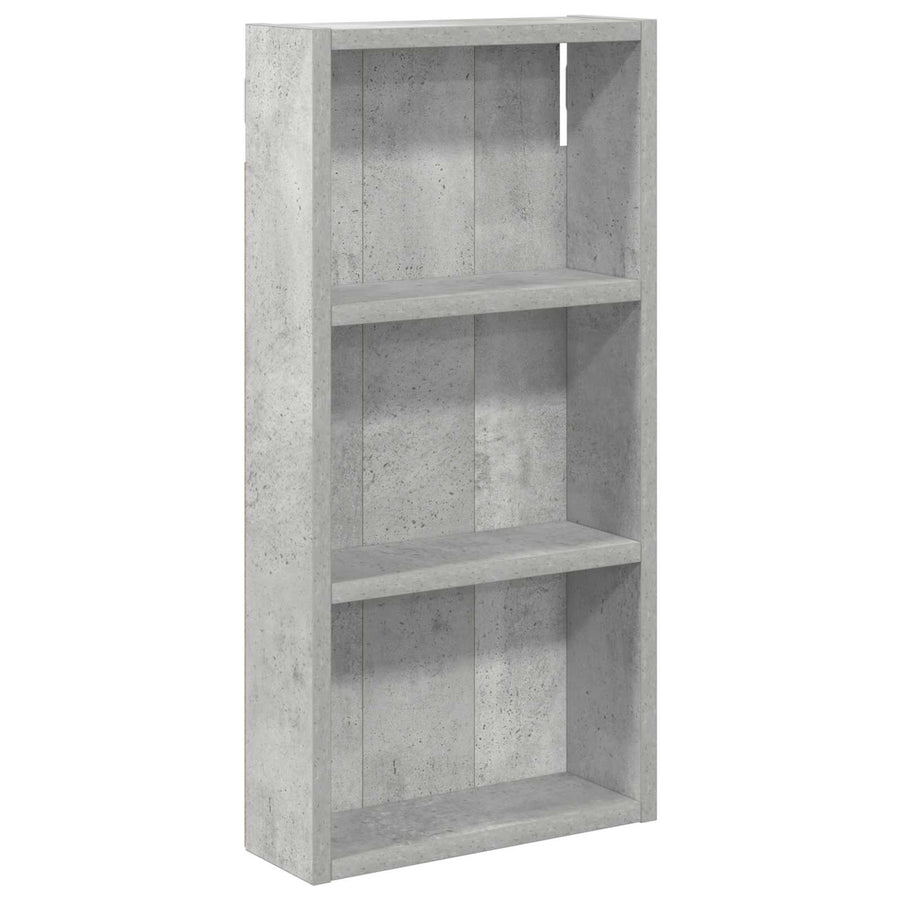 Badkamer wandkast met plank Beton Grijs 30 x 10 x 60,5 cm