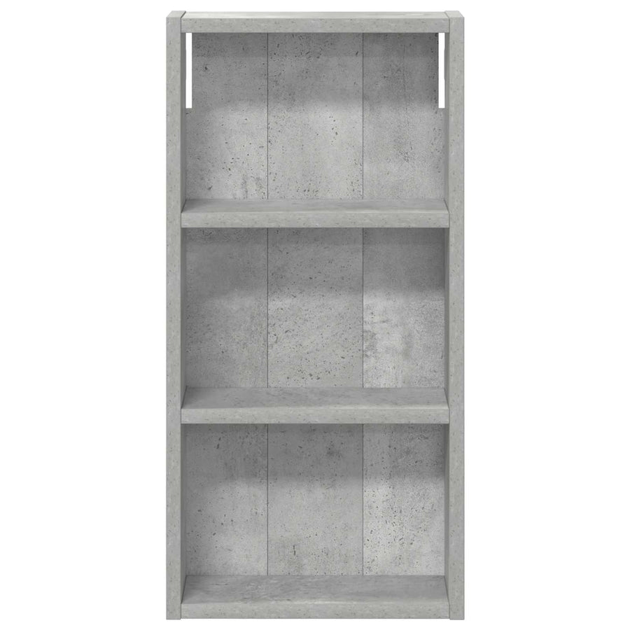 Badkamer wandkast met plank Beton Grijs 30 x 10 x 60,5 cm