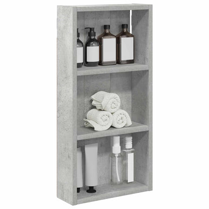 Badkamer wandkast met plank Beton Grijs 30 x 10 x 60,5 cm