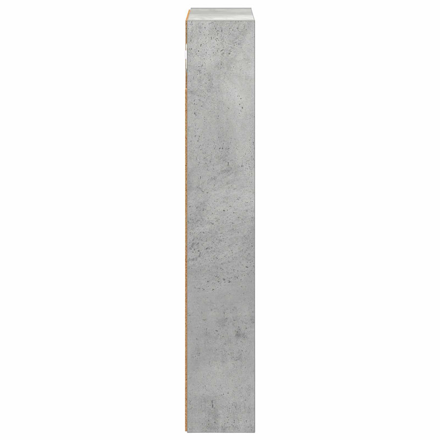 Badkamer wandkast met plank Beton Grijs 30 x 10 x 60,5 cm