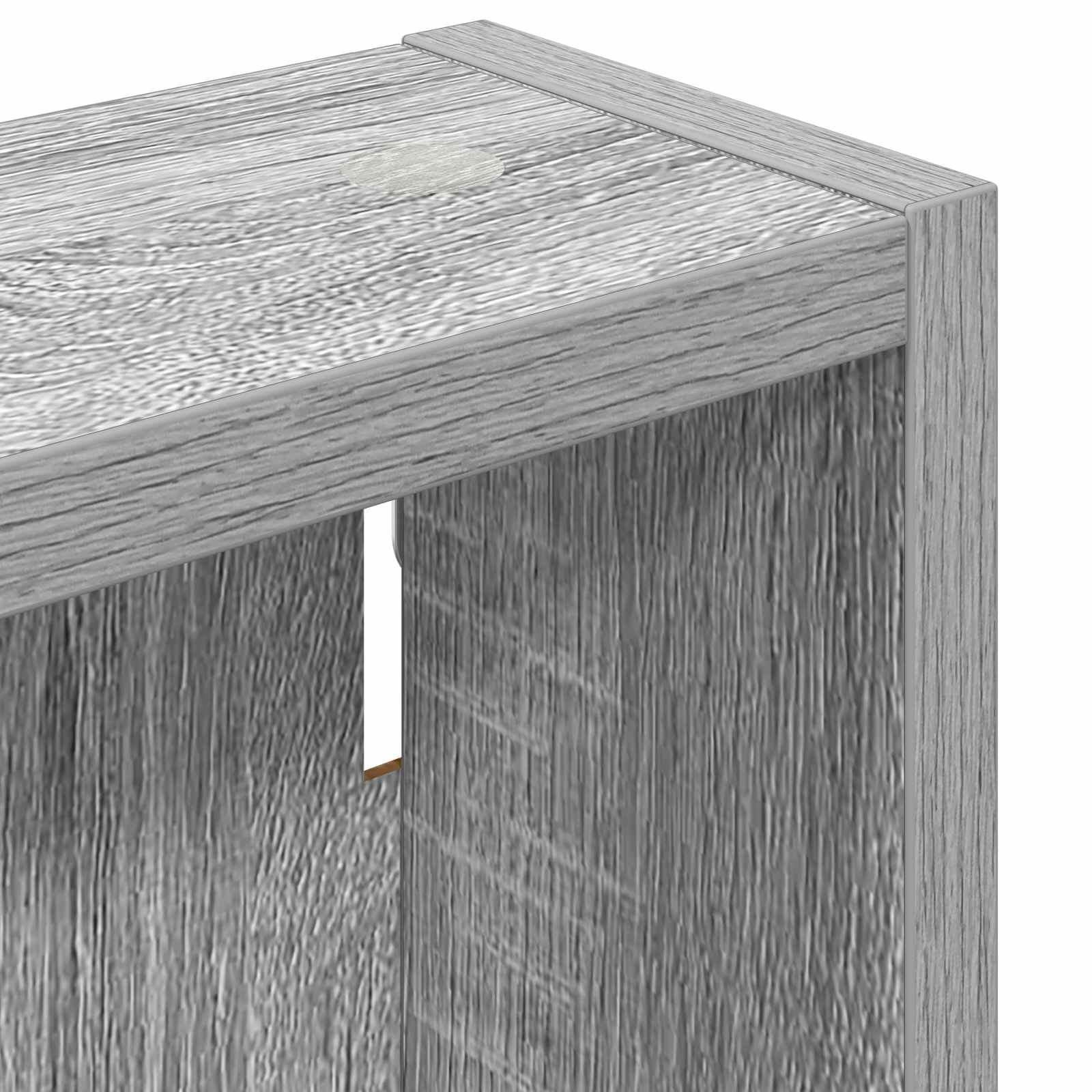 Badkamer wandkast met plank Grijze Sonoma 30 x 10 x 60,5 cm