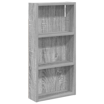Badkamer wandkast met plank Grijze Sonoma 30 x 10 x 60,5 cm