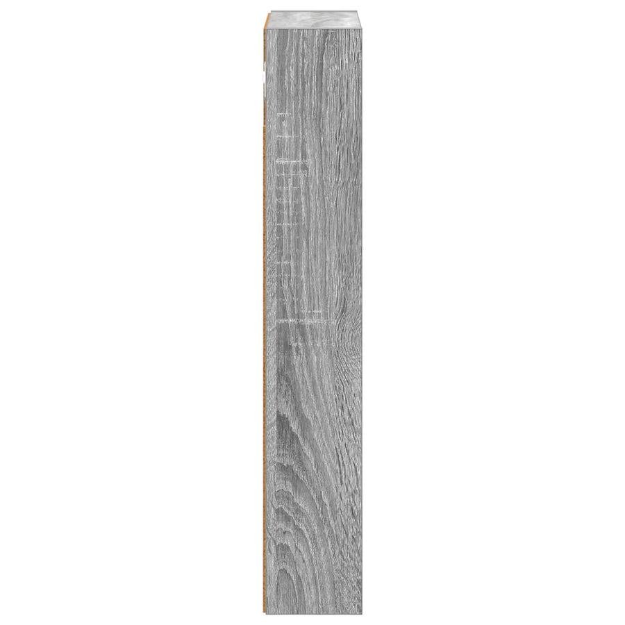 Badkamer wandkast met plank Grijze Sonoma 30 x 10 x 60,5 cm