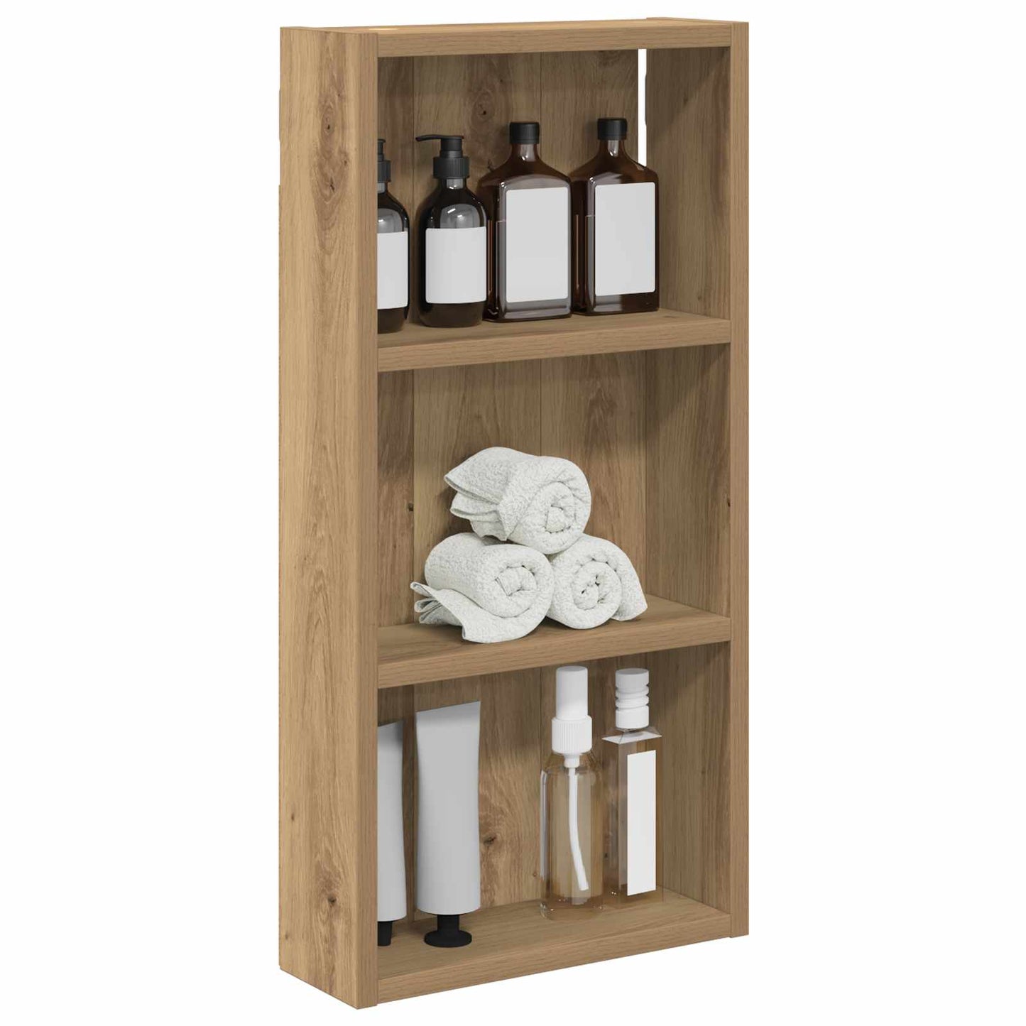 Badkamer wandkast Ambachtelijk eiken 30 x 10 x 60,5 cm