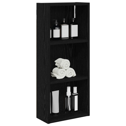 Badkamer wandkast Zwarte Eik 30 x 14 x 70 cm Geconstrueerd hout