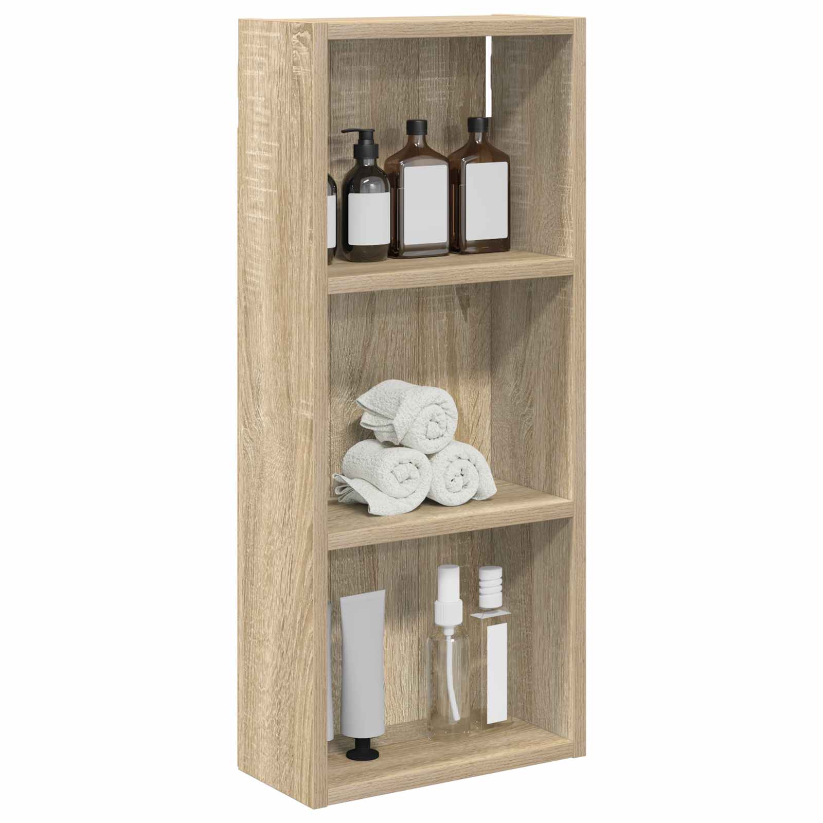 Badkamer wandkast met plank Sonoma Eiken 30 x 14 x 70 cm
