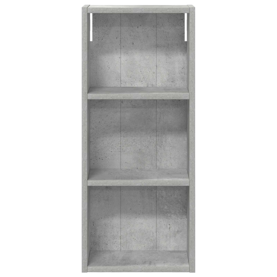 Badkamer wandkast met plank Beton Grijs 30 x 14 x 70 cm