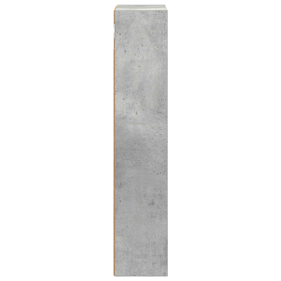 Badkamer wandkast met plank Beton Grijs 30 x 14 x 70 cm