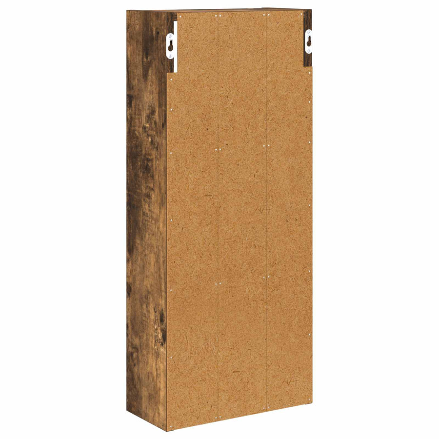 Badkamer wandkast met plank Gerookte Eik 30 x 14 x 70 cm