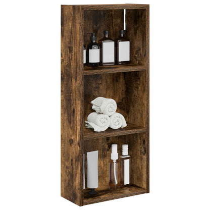 Badkamer wandkast met plank Gerookte Eik 30 x 14 x 70 cm
