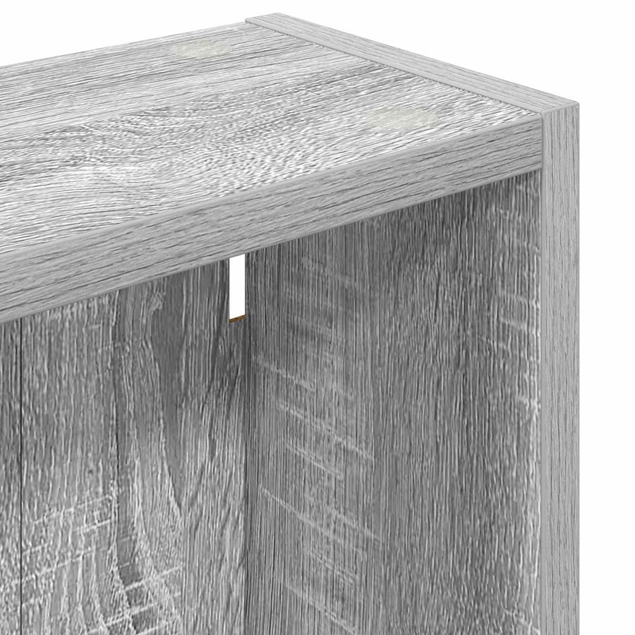 Badkamer wandkast met plank Grijze Sonoma 30 x 14 x 70 cm