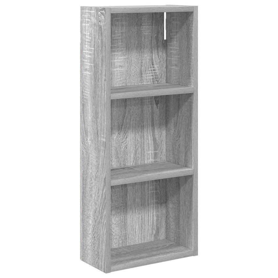 Badkamer wandkast met plank Grijze Sonoma 30 x 14 x 70 cm