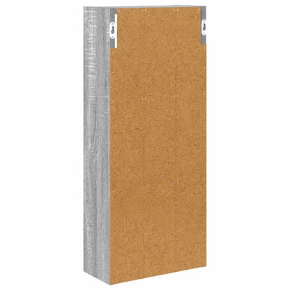 Badkamer wandkast met plank Grijze Sonoma 30 x 14 x 70 cm