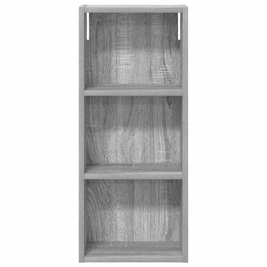 Badkamer wandkast met plank Grijze Sonoma 30 x 14 x 70 cm