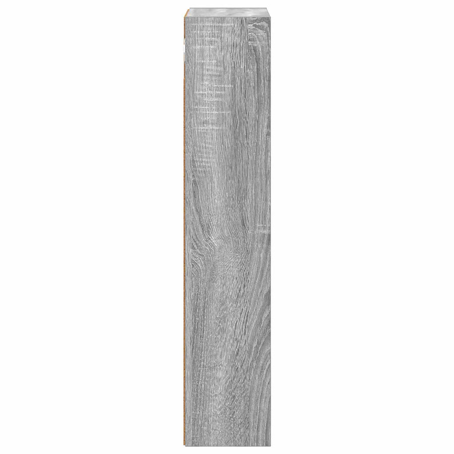 Badkamer wandkast met plank Grijze Sonoma 30 x 14 x 70 cm