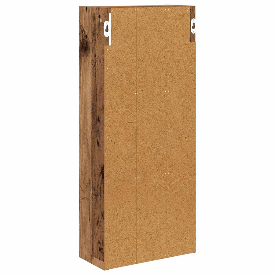 Badkamer wandkast Oudhout 30 x 14 x 70 cm Geconstrueerd hout