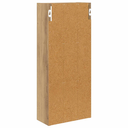 Badkamer wandkast met plank Ambachtelijk eiken 30 x 14 x 70 cm