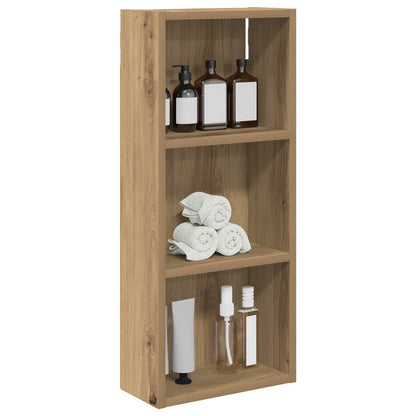 Badkamer wandkast met plank Ambachtelijk eiken 30 x 14 x 70 cm