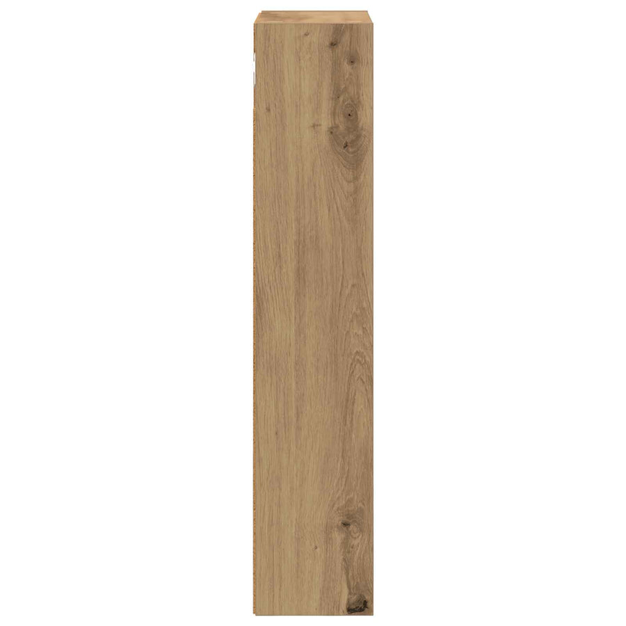 Badkamer wandkast met plank Ambachtelijk eiken 30 x 14 x 70 cm