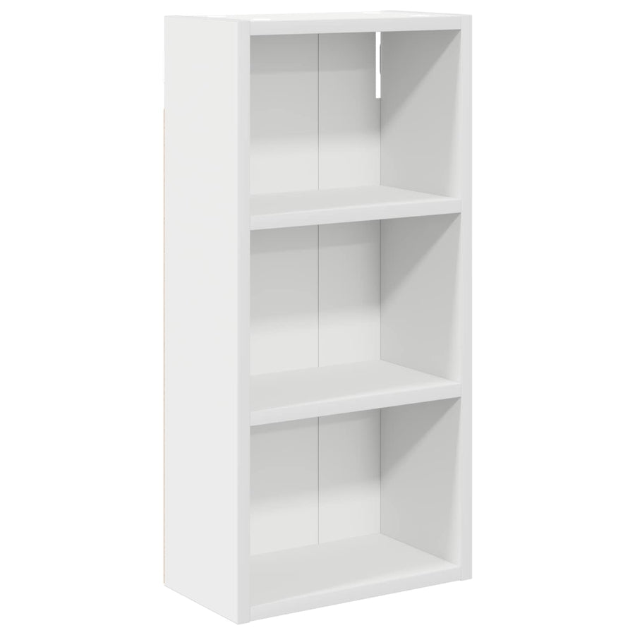 Badkamer wandkast Wit 30 x 16 x 62,5 cm Geconstrueerd hout