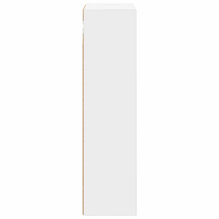 Badkamer wandkast Wit 30 x 16 x 62,5 cm Geconstrueerd hout