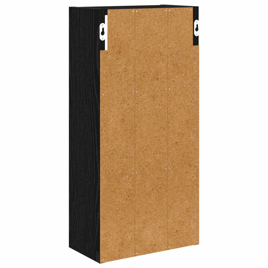 Badkamer wandkast met plank Zwarte Eik 30 x 16 x 62,5 cm