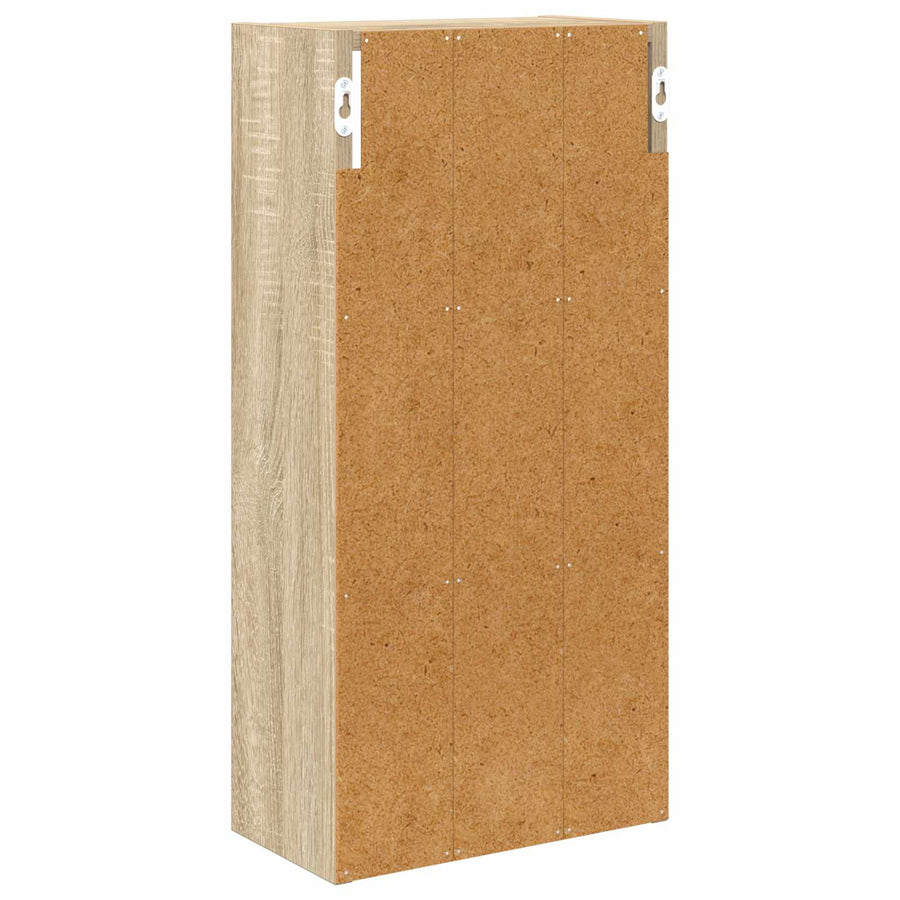 Badkamer wandkast met plank Sonoma Eiken 30 x 16 x 62,5 cm