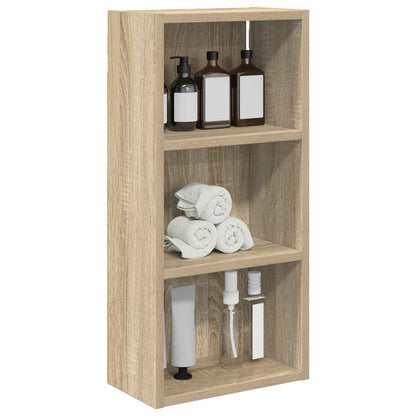 Badkamer wandkast met plank Sonoma Eiken 30 x 16 x 62,5 cm