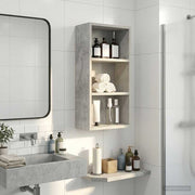 Badkamer wandkast 30x16x62,5 cm beton grijs