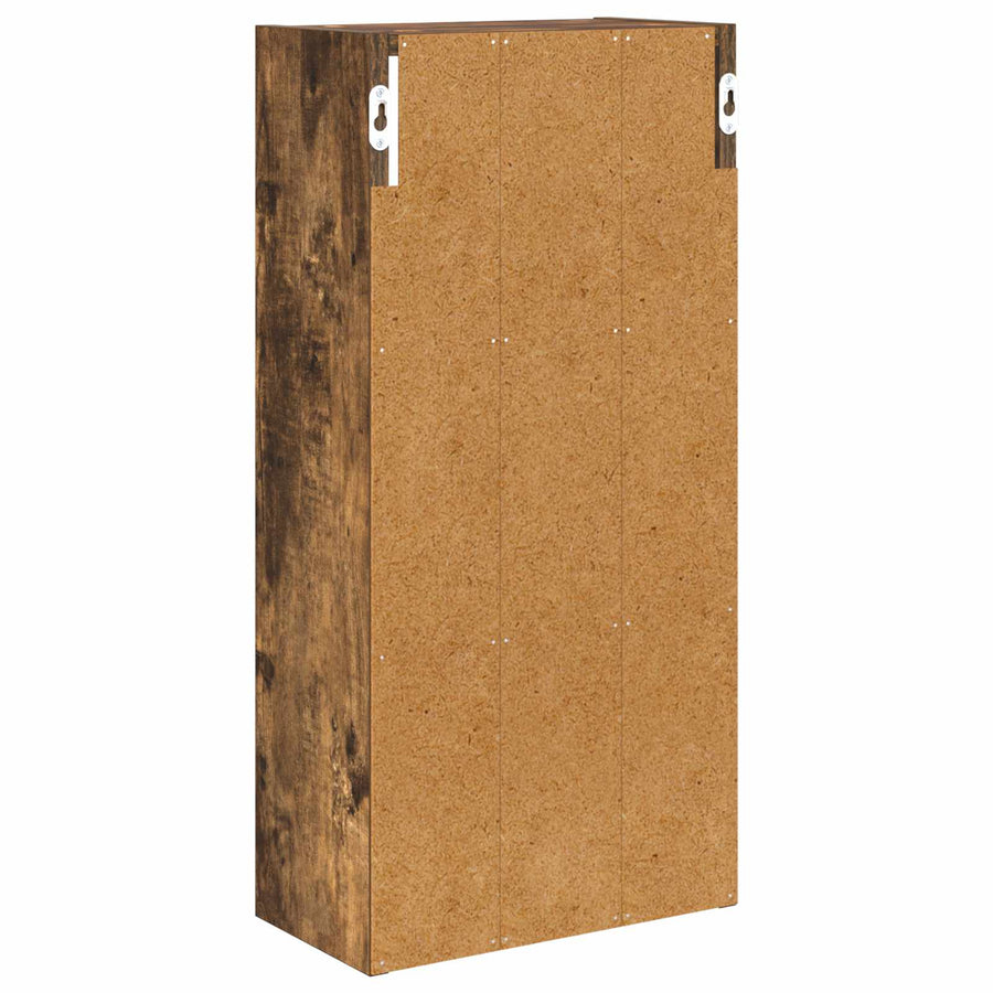 Badkamer wandkast met plank Gerookte Eik 30 x 16 x 62,5 cm