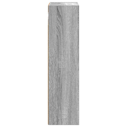 Badkamer wandkast met plank Grijze Sonoma 30 x 16 x 62,5 cm