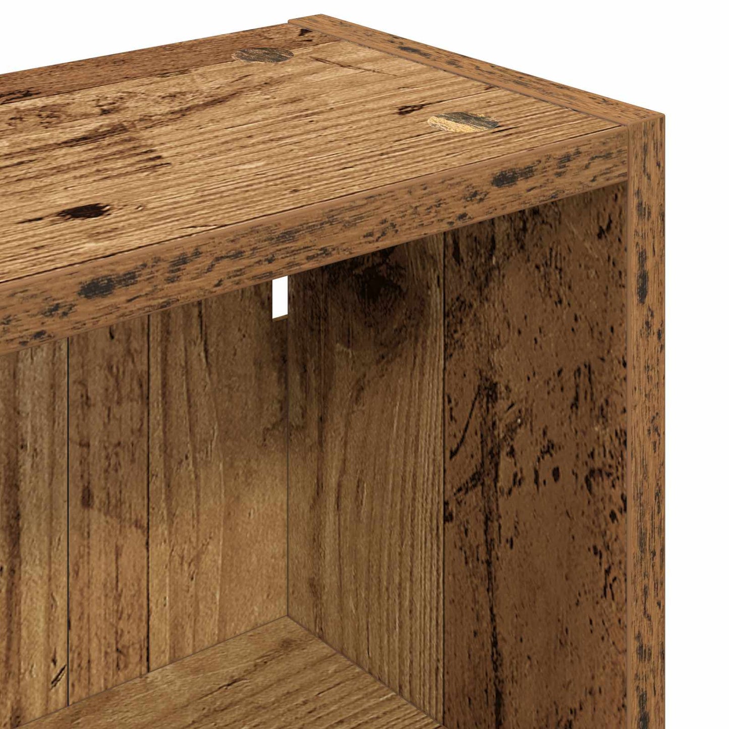 Badkamer wandkast Oudhout 30 x 16 x 62,5 cm Geconstrueerd hout