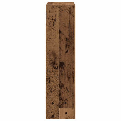 Badkamer wandkast Oudhout 30 x 16 x 62,5 cm Geconstrueerd hout