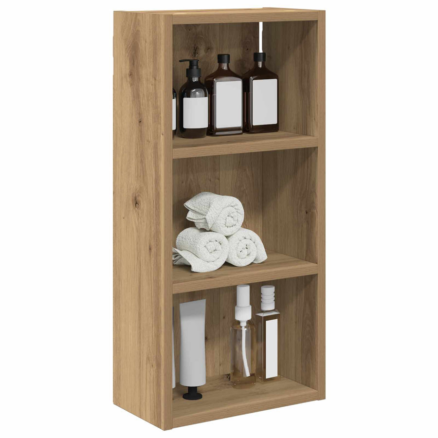 Badkamer wandkast Ambachtelijk eiken 30 x 16 x 62,5 cm