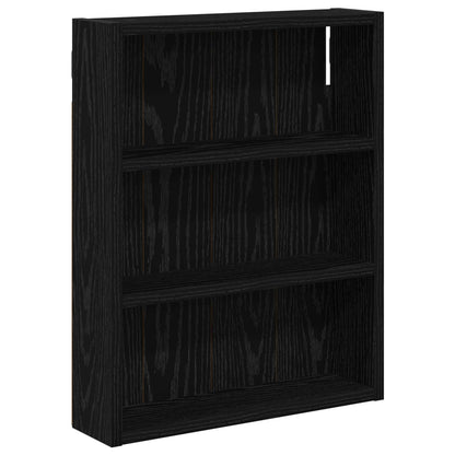 Badkamer wandkast Zwarte Eik 40 x 10 x 50 cm Geconstrueerd hout