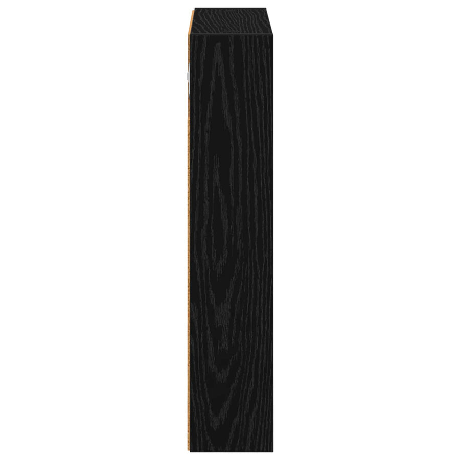 Badkamer wandkast Zwarte Eik 40 x 10 x 50 cm Geconstrueerd hout
