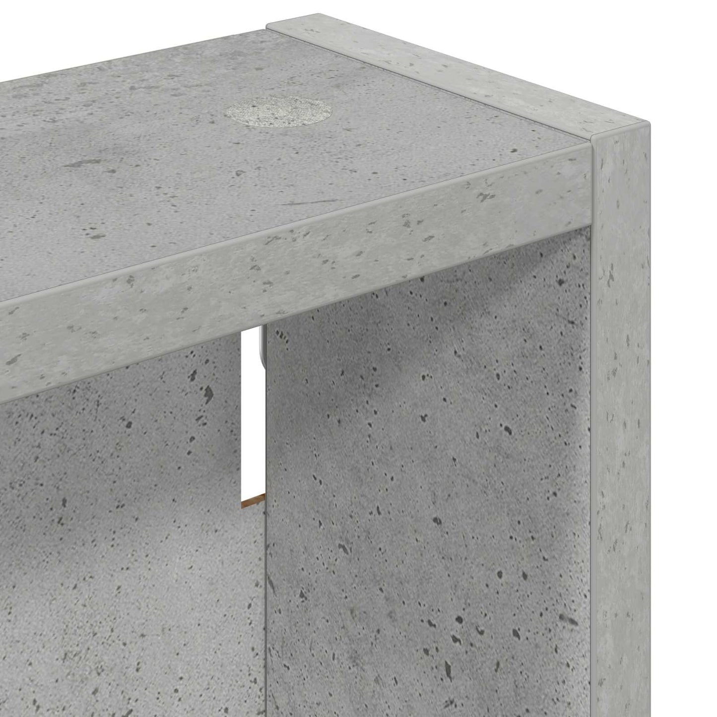 Badkamer wandkast met plank Beton Grijs 40 x 10 x 50 cm