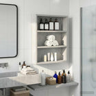 Bathroom Wall Cabinet with Shelf Concrete Grey 40 x 10 x 50 cm