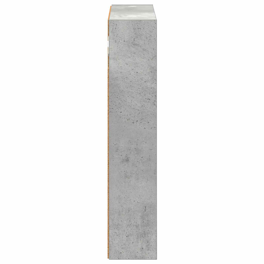 Badkamer wandkast met plank Beton Grijs 40 x 10 x 50 cm