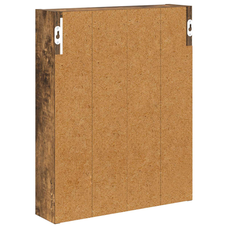 Badkamer wandkast met plank Gerookte Eik 40 x 10 x 50 cm