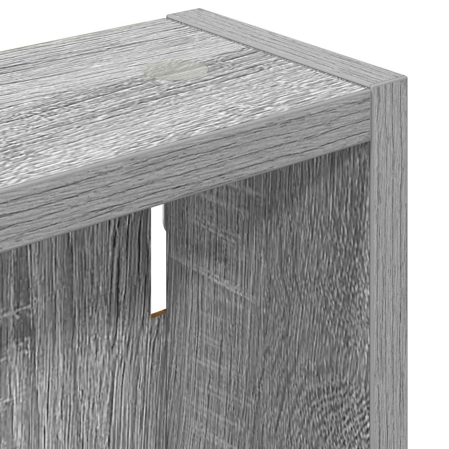 Badkamer wandkast met plank Grijze Sonoma 40 x 10 x 50 cm
