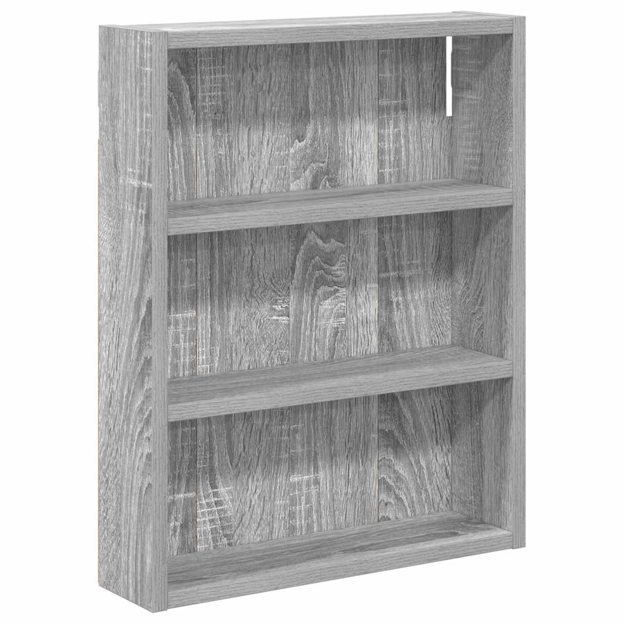 Badkamer wandkast met plank Grijze Sonoma 40 x 10 x 50 cm