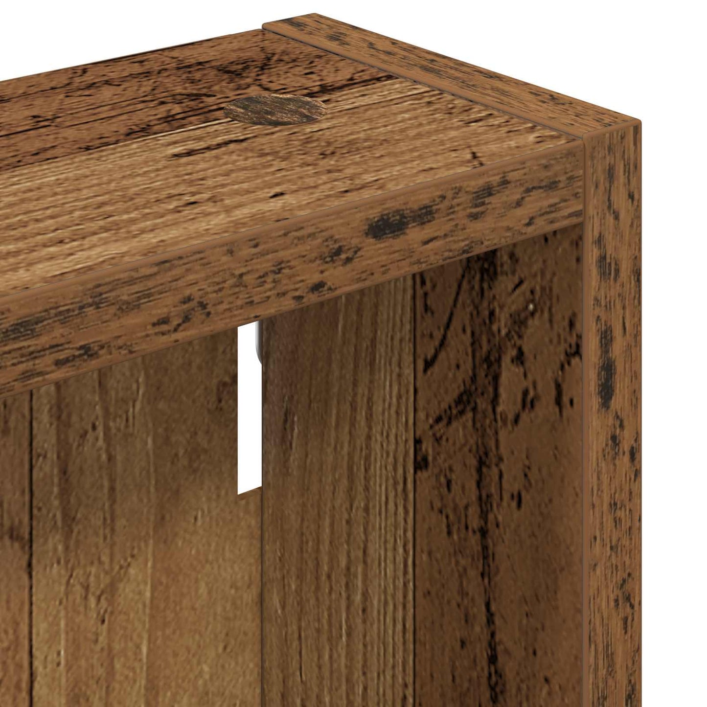 Badkamer wandkast Oudhout 40 x 10 x 50 cm Geconstrueerd hout