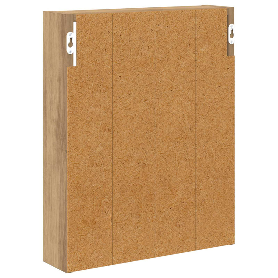 Badkamer wandkast met plank Ambachtelijk eiken 40 x 10 x 50 cm