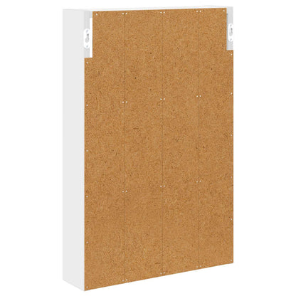 Badkamer wandkast Wit 40 x 10 x 60,5 cm Geconstrueerd hout