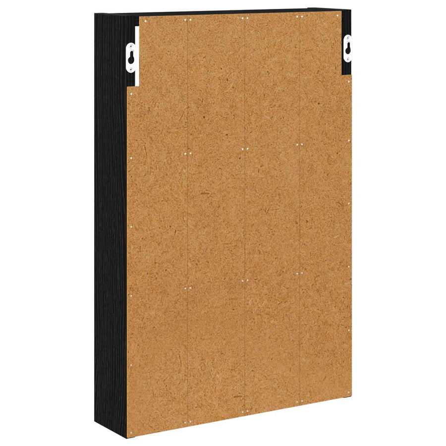 Badkamer wandkast met plank Zwarte Eik 40 x 10 x 60,5 cm